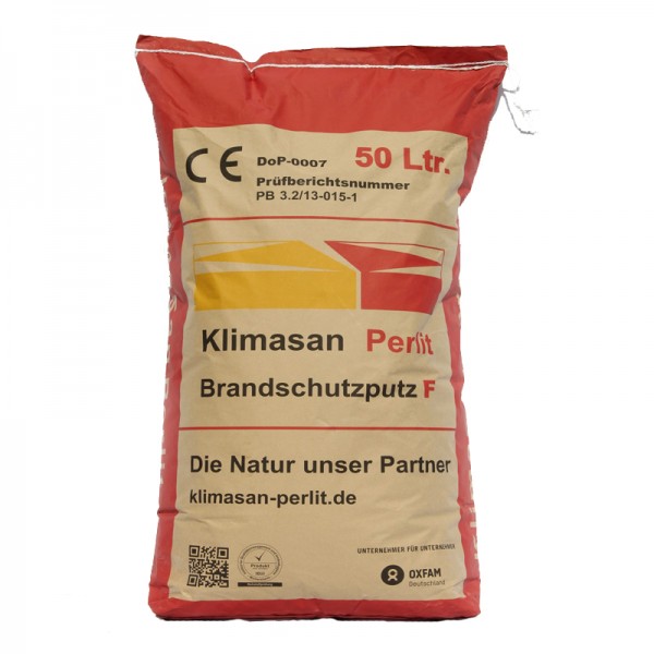 Klimasan Perlit Brandschutzputz F 50 Ltr.